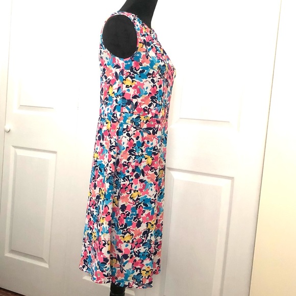 Juicy Couture Cinched Halter Floral Sleeveless Belted Midi Dress sz XS - Picture 3 of 14